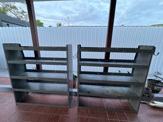 Commercial Van Metal Shelving – $150 Each