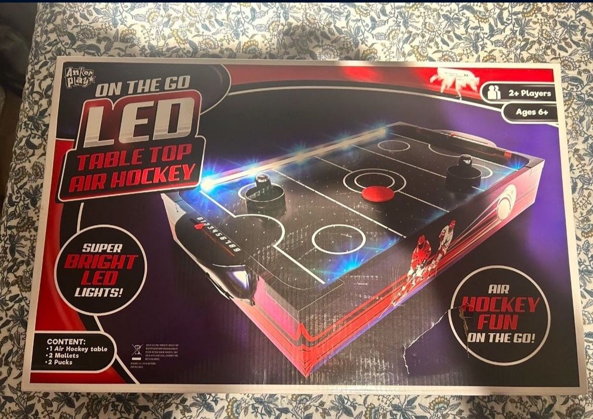 Brand New On The Go LED Table Top Hockey