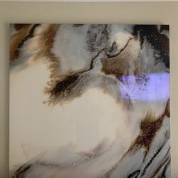 Beautiful Wall Art 4x4ft .. $200 From Home Goods