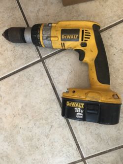 Dewalt cordless drill no battery