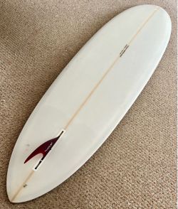 7'2 Single Fin Surfboard Midlength