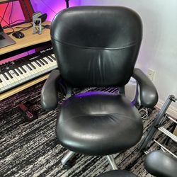 Pair Of All Steel Chairs 