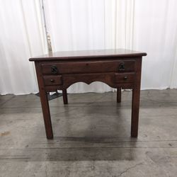Lexington Cherry-toned Wood End Table with a Single Drawer