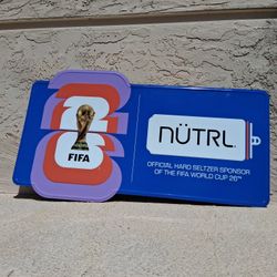 FIFA advertisement sign.36"×20"