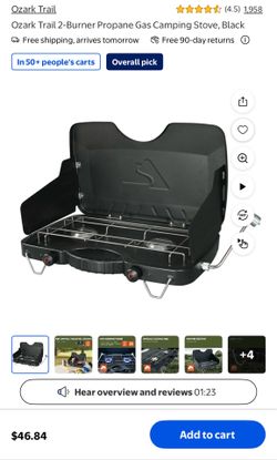 Ozark Trail 2 - Burner Propane Gas Camping Stove