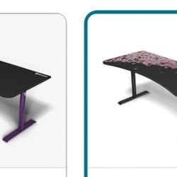 (NEW) Arozzi Arena Special Edition Ultrawide Curved Gaming Desk.
