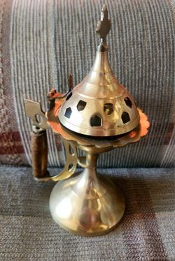 Vintage Brass Incense Burner