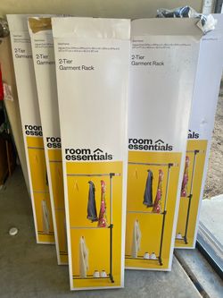 Room Essentials 2-Tier Steel Garment Rack
