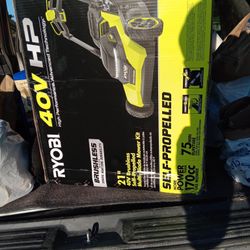 40v Ryobi Lawn Mower