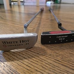 Odyssey White Hot #4 Putter + Dunlop TS-3 Putter – Both for One Price!