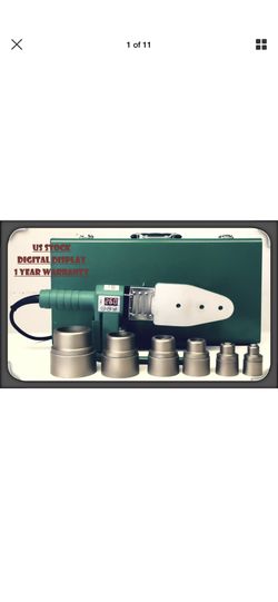 Poly Fusion HDPE PE Pipe Butt Welder 63mm or 2”