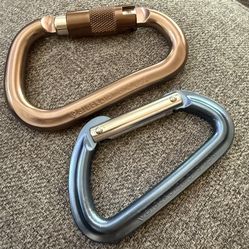 NWOT Black Diamond USA Rocklock Twist Carabiner Copper: 24 7 7KN Rock Screwgate