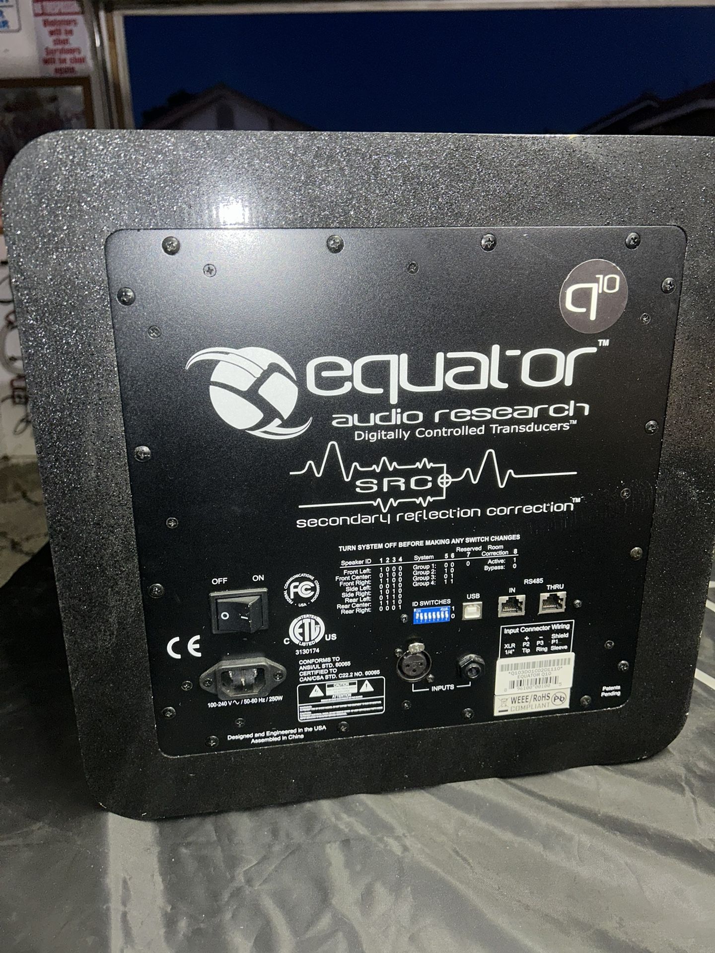 2 Equator Speakers