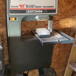 12” Belt Drive Band Saw-Sander