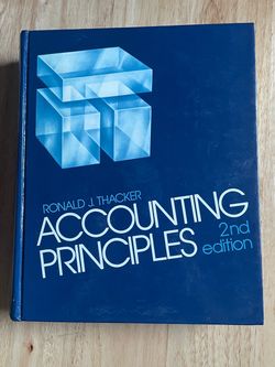Accounting Principles 2nd Edition by Thacker