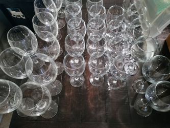 Copas de vidrio
