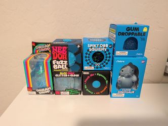Squishy Sensory Toy Bundle – 6 Items