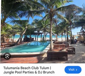 2 Adults- 4 nights/5 Days Tulumania Beach Club!