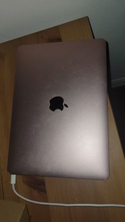 Rose gold MacBook battery issue flimsy screen  8gb ram 250gb SSD w charger selling as is delivery available service recommended on battery battery sti