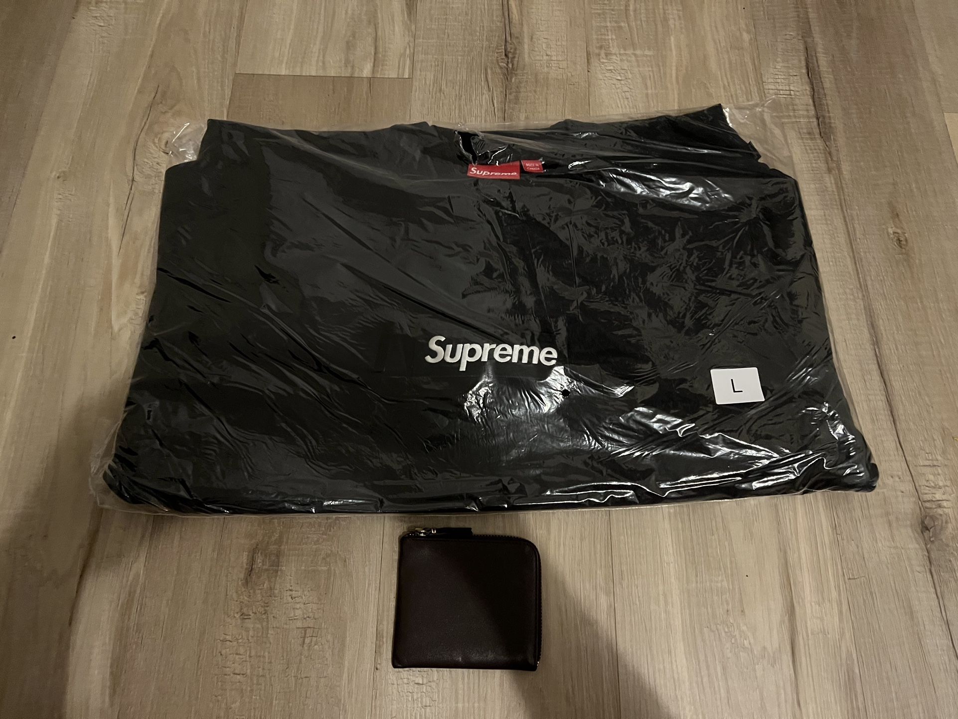 Size L Supreme Box Logo Crewneck Black