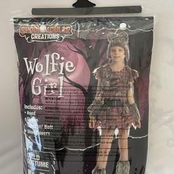 Wolfie Girl Costume - Size M - Great For Halloween