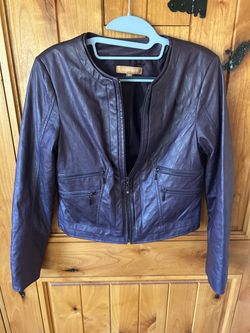 Ellen Tracy Faux Leather Jacket XS