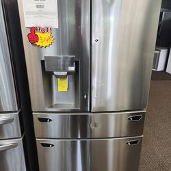 30 Cu. Ft. 4 Door Refrigerator, Door IN Door, Full Convert Drawer, Craft Ice 