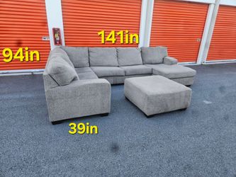FREE DELIVERY Couch Sofa Sectional Ottoman 4 PC