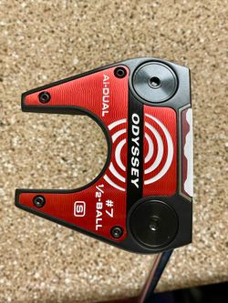 Odyssey Ai-Dual #7 1/2-Ball Putter, 35” New, w/ Headcover
