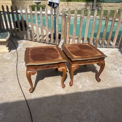  Real Wood End Tables 