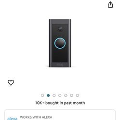 Ring Video Doorbell Camera Wired