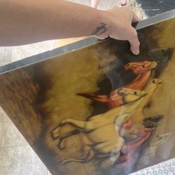 20x28in Horses Wall Picture