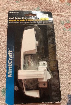 New push button door latch mintcraft
