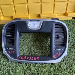 2016 Chrysler 300 Stereo and Bezel with Vents part