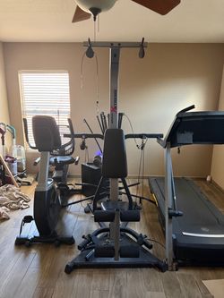 Home Gym Bundle – Treadmill, Bowflex & Recumbent Bike – Pickup Only