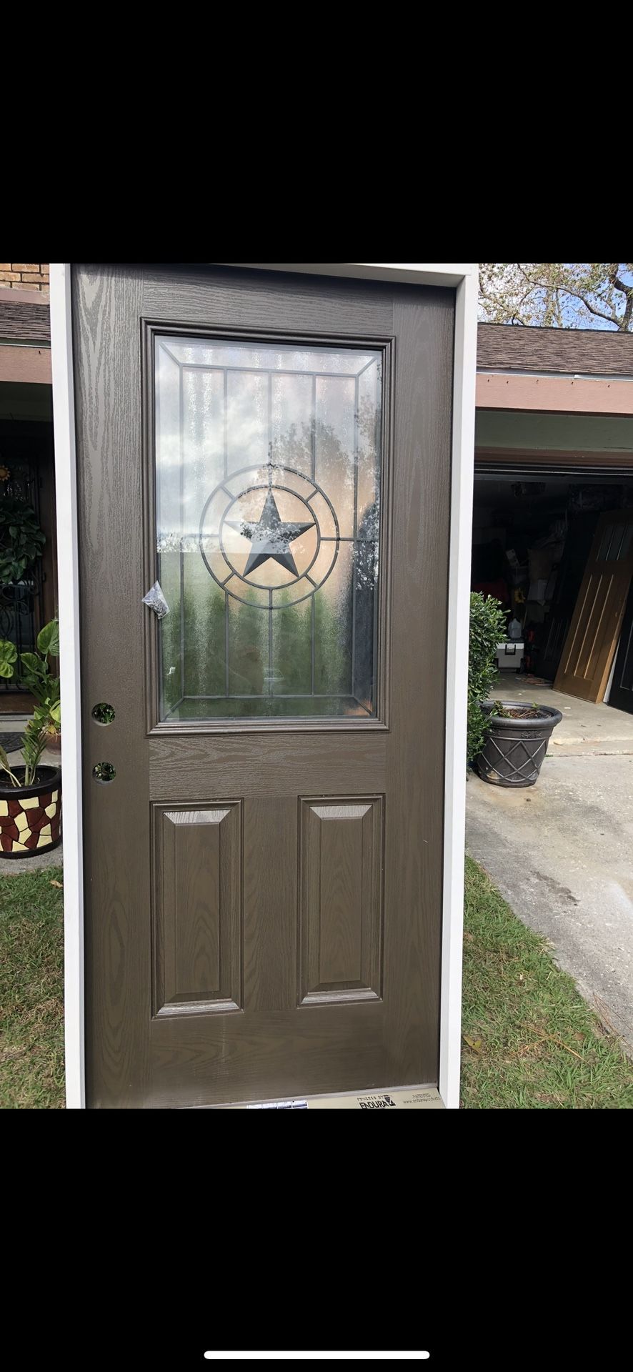 Texas Star Fiberglass Front Doors Puerta Puertas Exterior Door