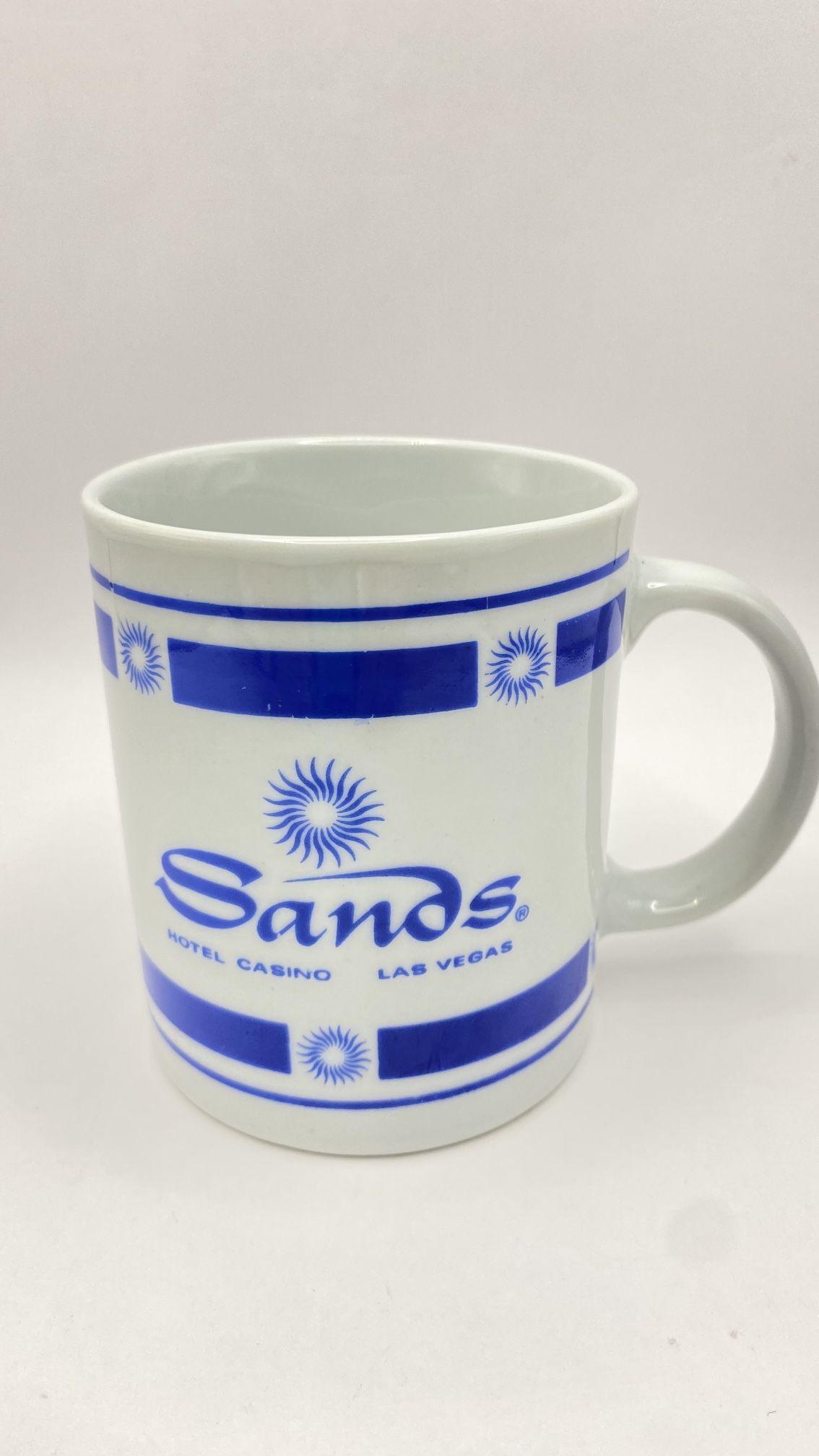 VTG Sands Las Vegas Hotel & Casino Collectible Ceramic Mug from Now No Longer in Existence Casino! 