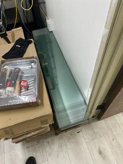 Tempered glass shelf’s for slat wall or display case