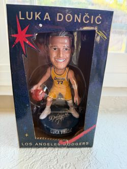 Luka Doncic dodger bobble head