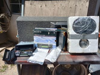 Sony stereo setup. New old stock