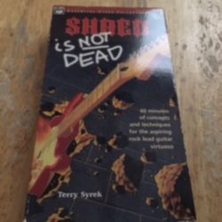 Shred Is Not Dead VHS Tape - 80's Metal Guitar Lessons -  Terry Syrek - 1998