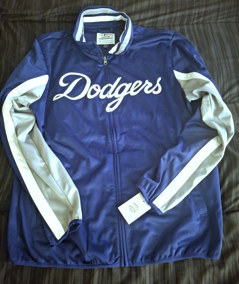 Beautiful Official MLB Dodgers Track Jacket Sz. XL