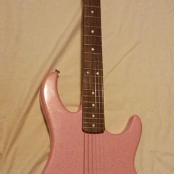 Pink Peavey Guitar