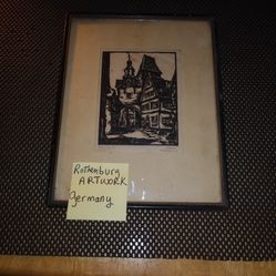 Rothenburg Artwork.. Germany. All Sales Final.