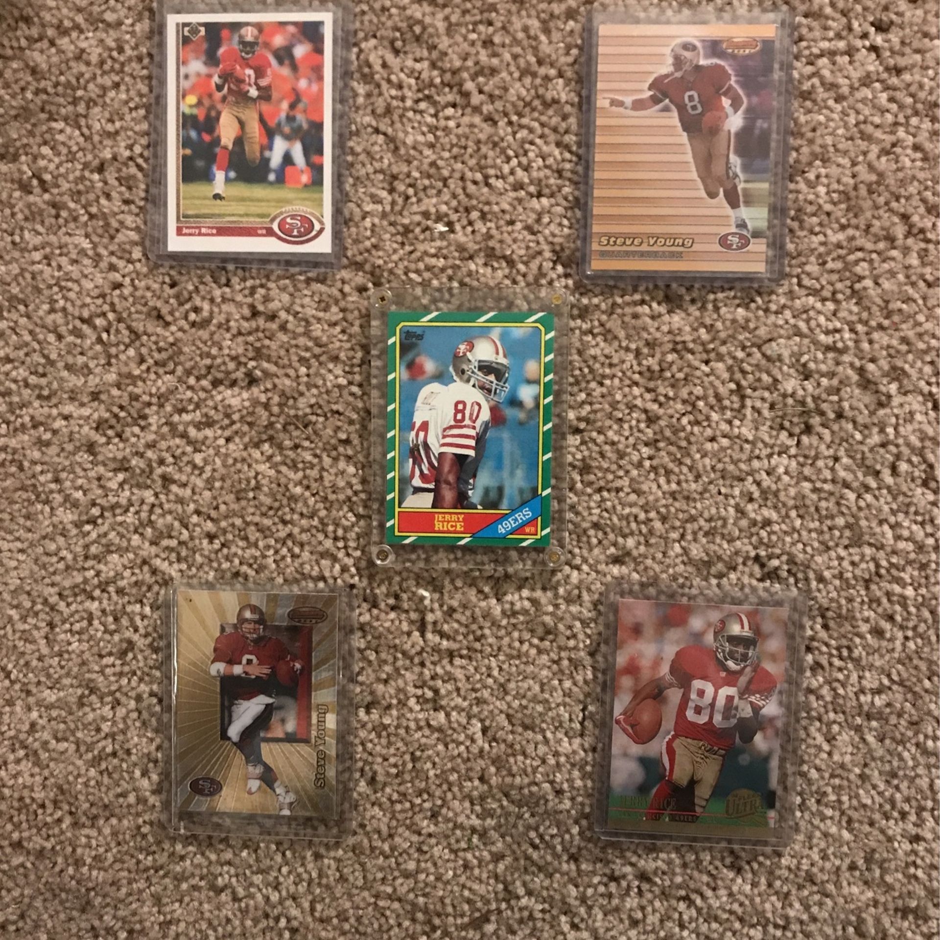 49ers Football card Lot (Jerry Rice Rookie**)