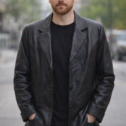 Men's Leather Jacket Size M/L