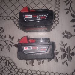 New Milwaukee M18 Battery's  $65 Each One 