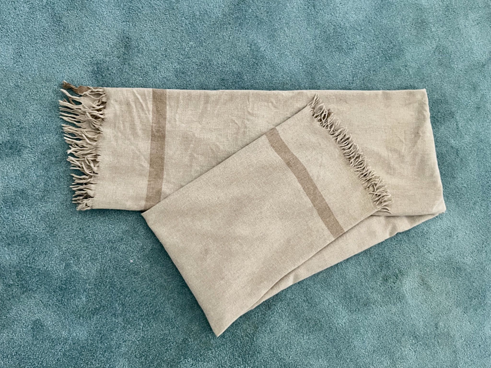 Pashmina Shawl Blanket,Throw, Wrap, Scarf for Prayer, Travel, Fashion Accessory or Furniture /Table Cover