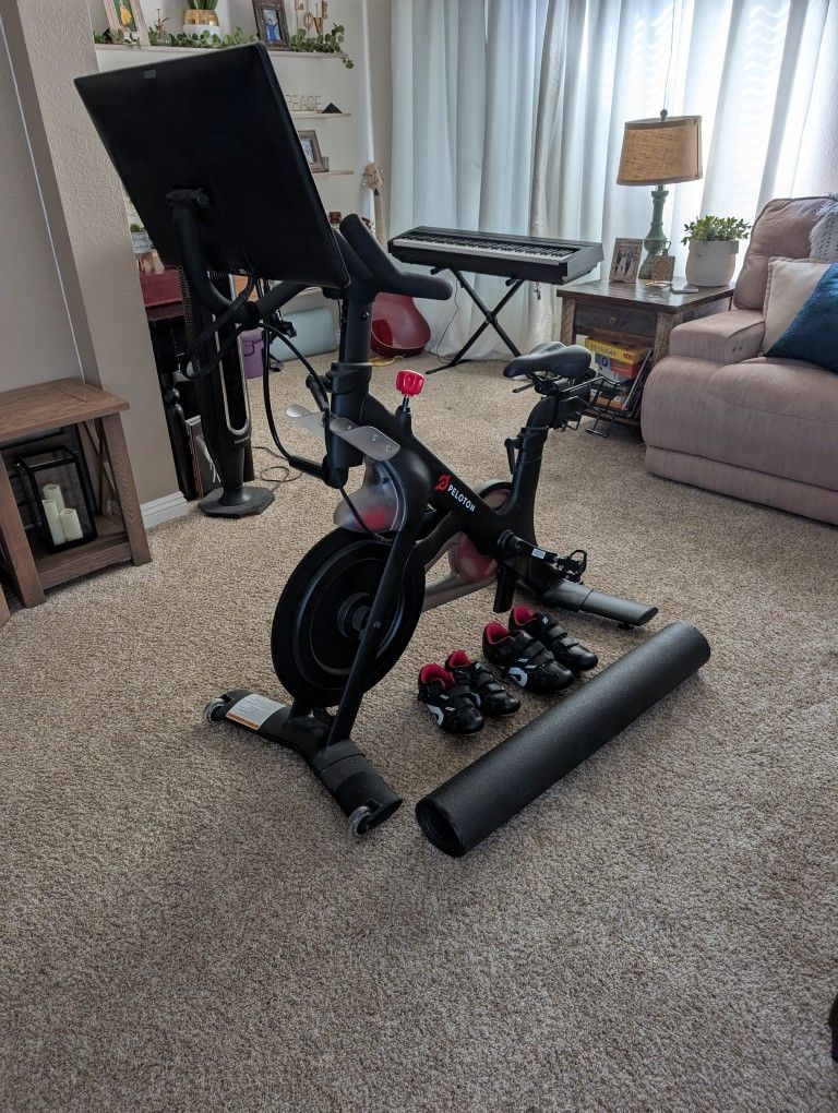 Peloton + Shoes + Weights