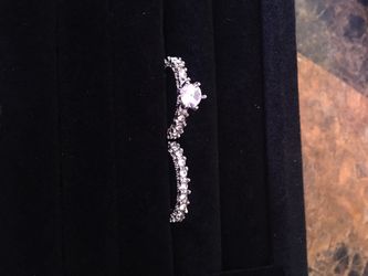 Sterling wedding set size 8